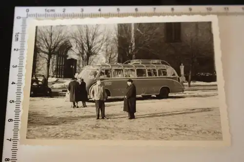 tolles altes Foto - Oldtimer Bus - Reisebus - 50-70er Jahre ???