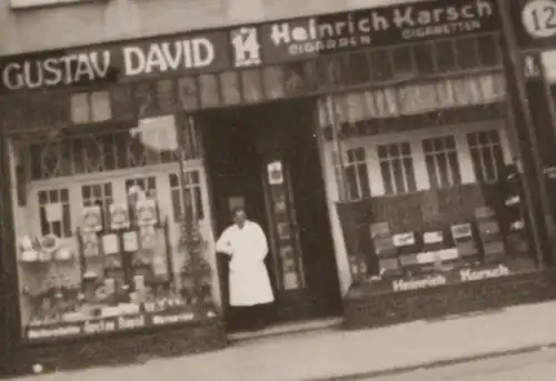 tolles altes Foto - Geschäfte - Gustav David und Heinrich Karsch - Ort ??