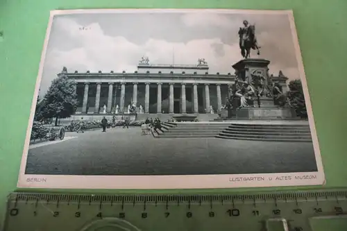 tolle alte Karte - Berlin - Lustgarten u. altes Museum - 1936