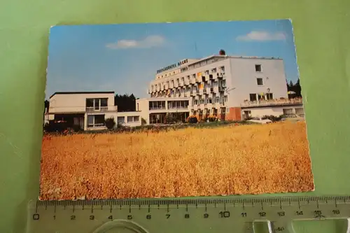 tolle alte Karte - Kurparkhotel Dachs - Thermalbad Füssing 60-70er Jahre ?