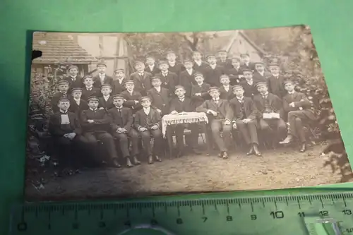 tolles altes Foto -  Klassenfoto - Knabenschule ? - II. Klasse 1911-12