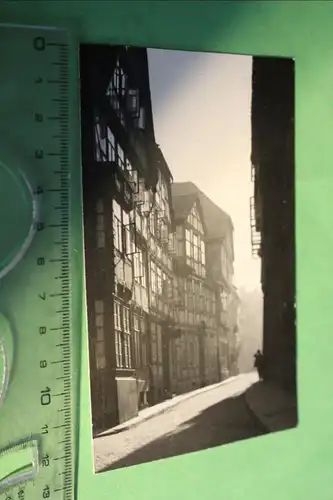 tolles altes Foto -  Häuserfront - Hameln - schätze 50-60er Jahre