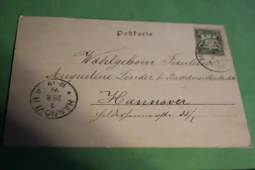 tolle alte Karte -   Gruss aus Reichenhall -  1899