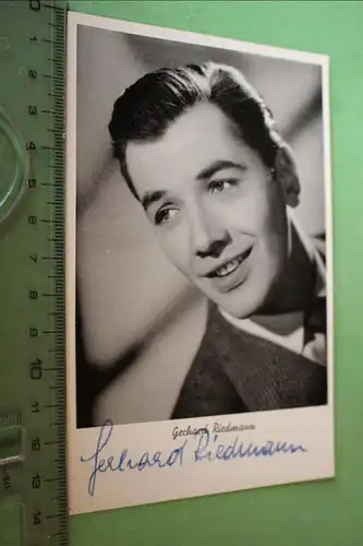 tolle alte Karte -  Gerhard Riedmann   original signiert 