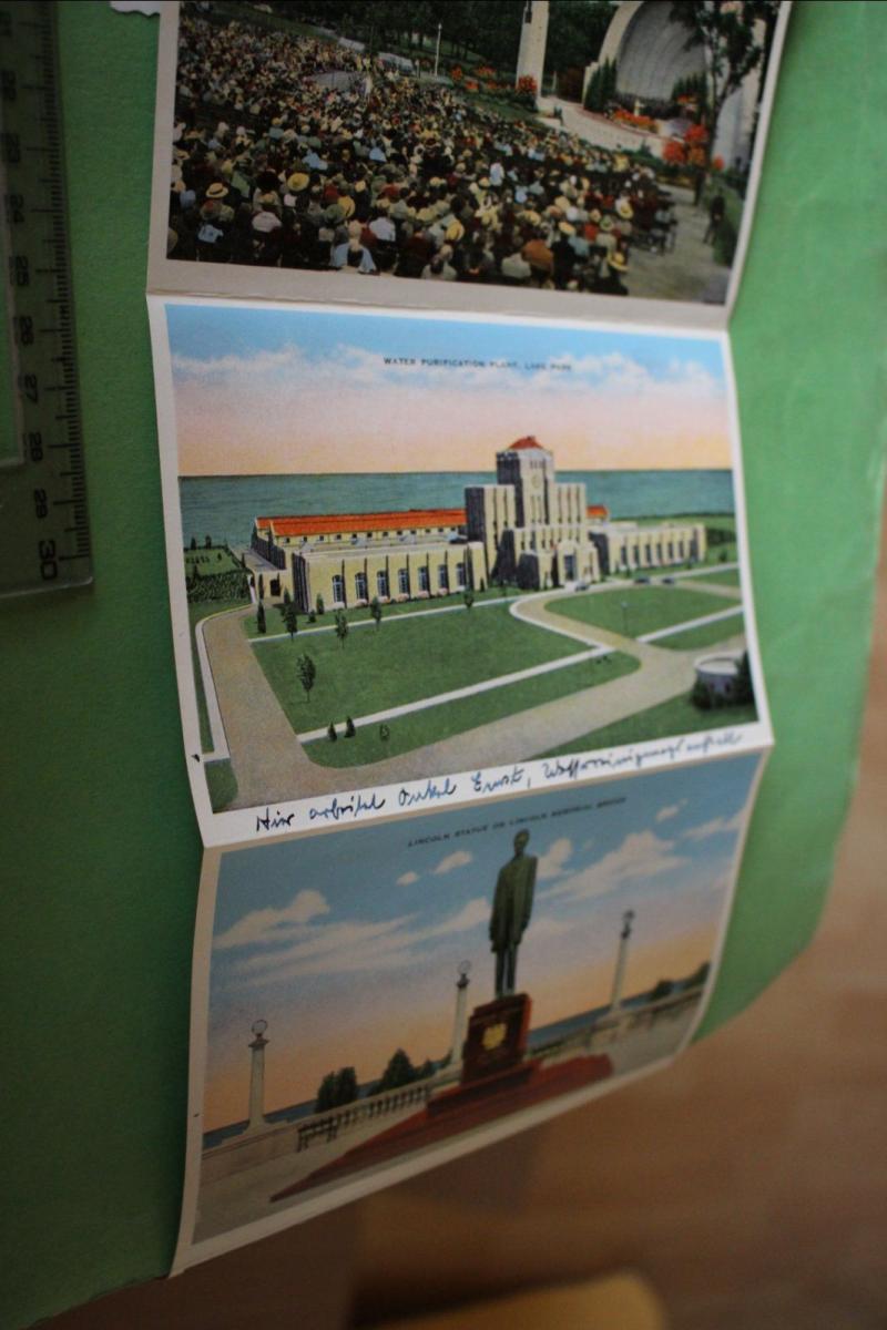 Tolle alte Mappe Souvenir Bilder von Milwaukee - Wisconsin - 18 Bilder