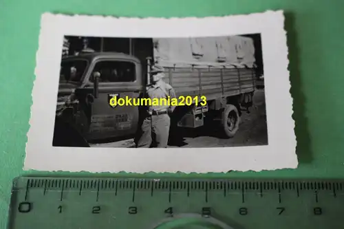 tolles altes Foto - LKW des R.A.D. - 1942 in Dariewka Ukraine 