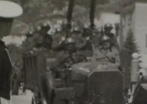 sieben tolle alte Fotos - italienisches Militär - Parade -  20-30er Jahre Lippma