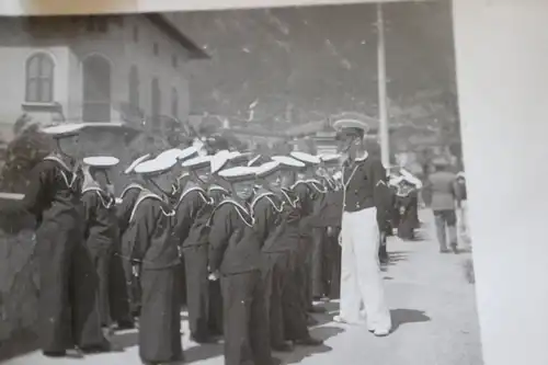 sieben tolle alte Fotos - italienisches Militär - Parade -  20-30er Jahre Lippma