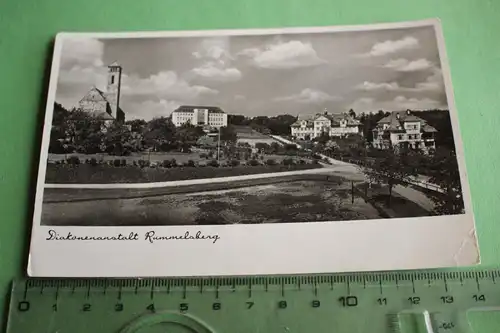 tolle alte Karte - Diakonenanstalt Rummelsberg - 30-40er Jahre 