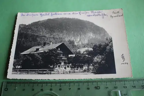 tolle alte Karte -  Gasthaus Egerbach - 30-40er Jahre ?