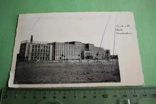 tolle alte Karte -  Fürth i.B. - Städt. Krankenhaus - 1941