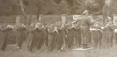 tolles altes Negativ - Musik-Korps der Bundeswehr -  Officers Club ??