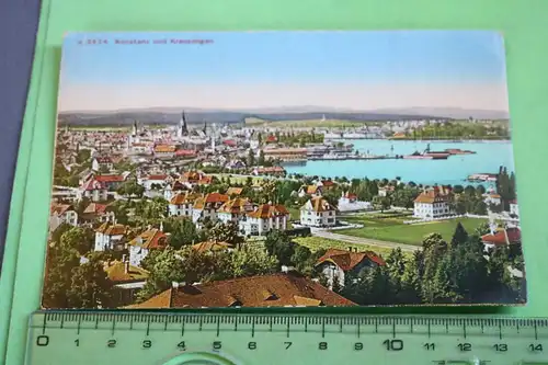 tolle alte Karte- Konstanz und Kreuzingen - 1910-20 ???