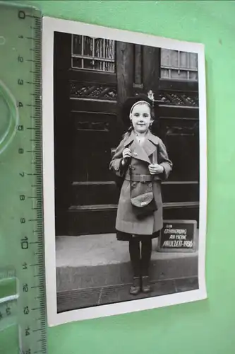 tolles altes Foto - kleines Mädchen - Einschulung 1936