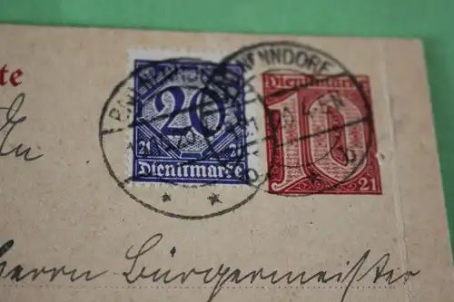 tolle alte Postkarte - Gr. Nenndorf - Forstkasse - 1920