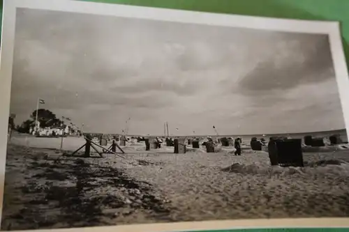 drei tolle alte Fotos - Strand Gebäude - Ort ???? 20-30er Jahre ???