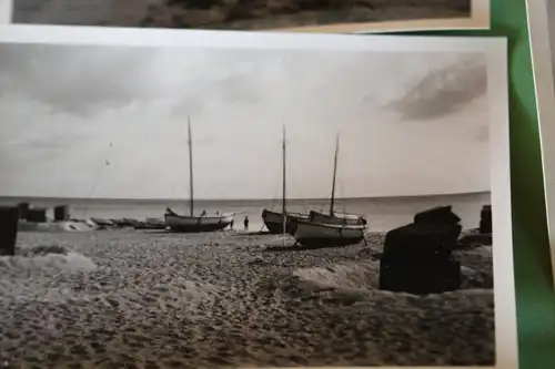 drei tolle alte Fotos - Strand Gebäude - Ort ???? 20-30er Jahre ???