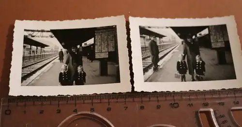 zwei tolle alte Fotos - Bahnhof - Marburg oder Hatzfeld ??? 1941 