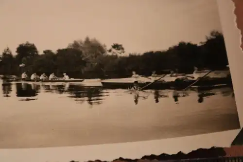 zwei tolle alte Fotos - Ruder-Regatta 1935 - Ort ???