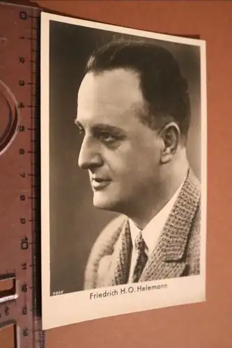 tolle alte Karte - Friedrich H.O. Helemann - Wittenberger Stadttheater ?? 