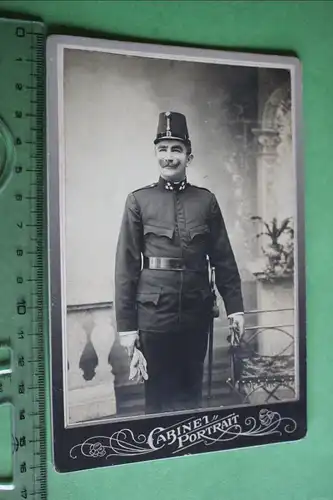 tolles altes Kabinettfoto - österreichischer Soldat ?? drei Sterne am Kragen