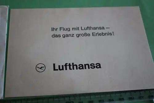 toller alter Umschlag -Lufthansa - Aufnahme Linienflug Frankfurt - Bengasi 1964