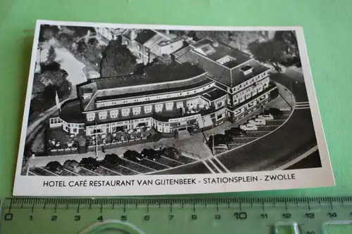 tolle alte Karte - Hotel van Gutenbeek - Stationsplein - Zwolle 