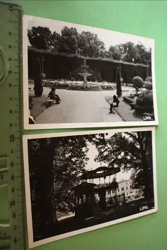 zwei tolle alte Fotos - Lipik - Kroatien -  30-50er Jahre ????