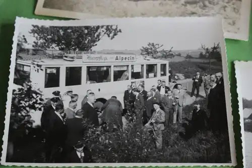 14 interessante alte Fotos - Männer Verein auf Ausflug ?? 30er Jahre ??