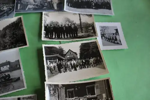 14 interessante alte Fotos - Männer Verein auf Ausflug ?? 30er Jahre ??