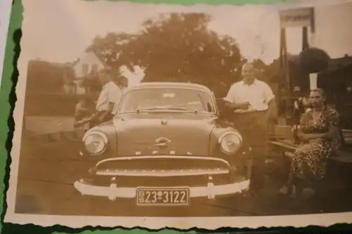 zwei tolle alte Fotos - Oldtimer  Opel  - 50-60er Jahre