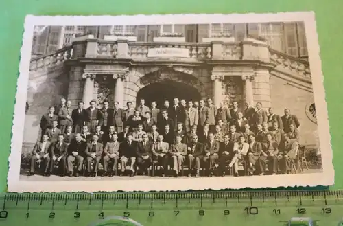 tolles altes Foto - Gruppenfoto Schüler - Finanzschule - Ort ??? 