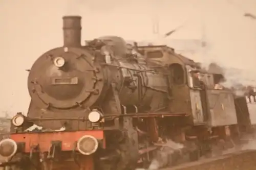 tolles altes Foto - Personenzug - Dampflok - Lokomotive - 70-80er Jahre