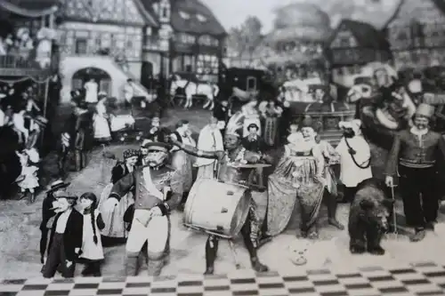 tolle alte Karte - Spielzeugmuseum Sonneberg - Thüringer Kirmes -