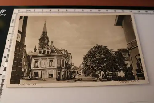 tolle alte Karte -  Badenweiler - Kaiserstrasse - 1942