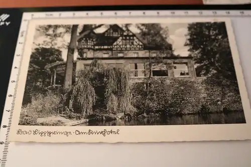 tolle alte Karte -  Bad Lippspringe - Am Kurhotel -   30-40er Jahre