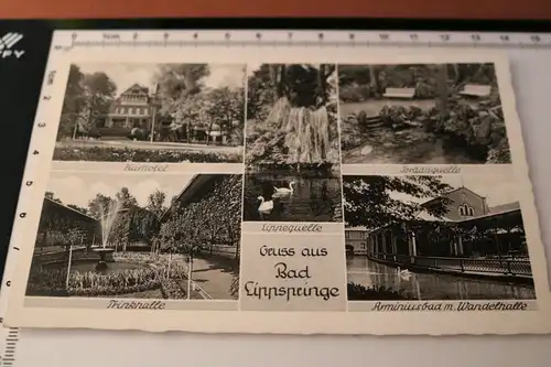 tolle alte Karte -  Bad Lippspringe - Ansichten  -   1942