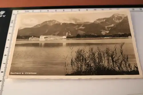 tolle alte Karte -  Rasthaus am Chiemsee - 1939