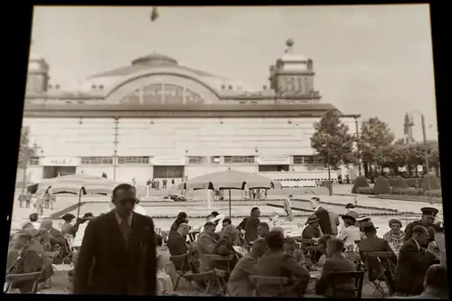 tolles altes Negativ - Messehalle Festhalle Frankfurt -  40-50er Jahre ??