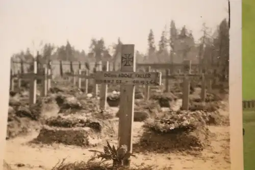 interessantes altes Foto - Ehrenfriedhof in Białystok  1944