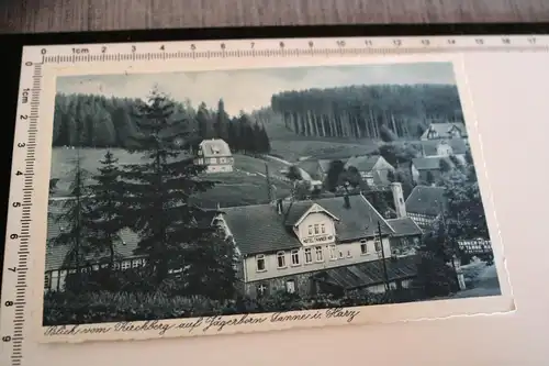 tolle alte Karte - Harz - Jägersborn Tanne - Hotel Tanner-Hof -  1910-20 ?