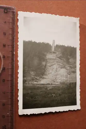 tolles altes Foto Sprungschanze - Eckerlochschanze - Schierke  1950