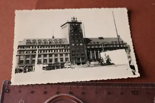 tolles altes Foto - Krochhochhaus Leipzig   50-60er Jahre