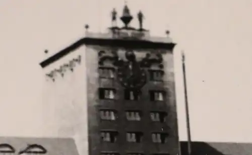 tolles altes Foto - Krochhochhaus Leipzig   50-60er Jahre