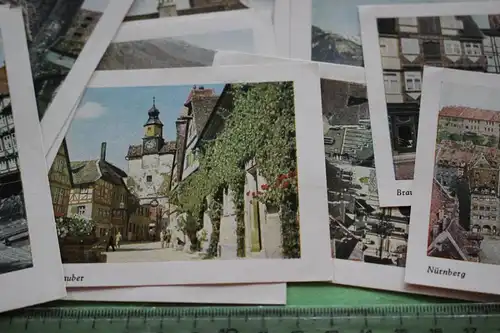 tolle alte Bildermappe ?? Deutschland im farbigen Bild - Heldge Fotos 50 Stk.