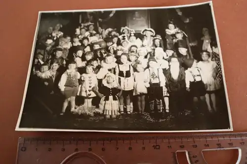 tolles altes Foto - kostümierte Kinder - Feier , Theater ?? 1910-1930 ??