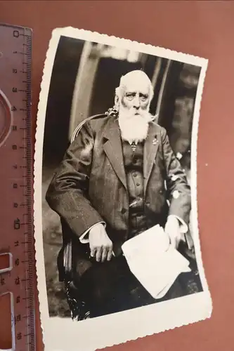 tolles altes Foto - Portrait eines alten Herren - 1910-20 ???