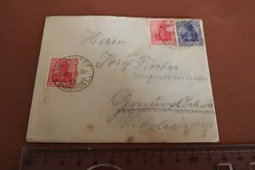 interessanter alter Brief Absender Aufseher Lager-Polizei I Ulm  1921
