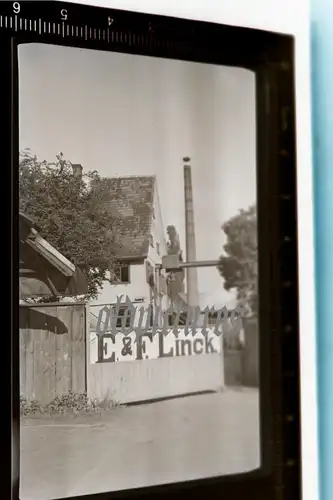 tolles altes Negativ - Gebäude Oberkirch - E. & F. Linck  - 30-40er Jahre ??? 