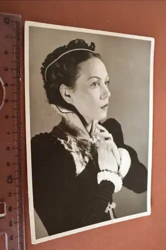 tolles altes Foto Schauspielerin Maria Pierenkämper mit Widmung - 1942  Berlin